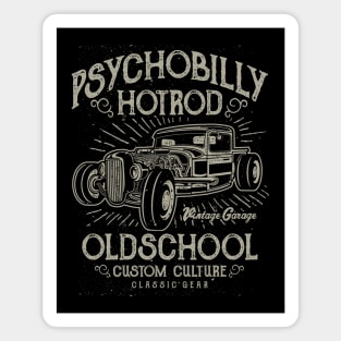 Psychobilly Hot Rod Old School Custom Culture Classic Car Magnet